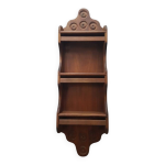 Etagère à epices artisanale en bois 56 cm hauteur Etagère à epices artisanale en bois 56 cm hauteur