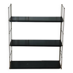 �tag�re murale string ann�es 60, noire