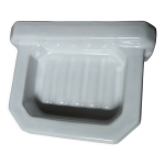 Étagère de salle de bain porte savon en porcelaine époque art déco Étagère de salle de bain porte savon en porcelaine époque art déco
