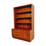 tagre scandinave avec coffre en placage de teck d armoire des annes 60 par strobeck design danois