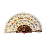 Eventail dentelle vintage