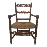 Fauteuil ancien avec accoudoirs
