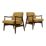 Fauteuils des ann�es 50 gfm - 87 par juliusz k?dziorek, pologne, ann�es 1960, ensemble de 2