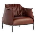 Fauteuil archibald par jean - marie massaud pour poltrona frau