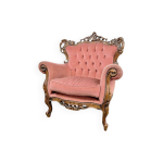 Fauteuil baroque vintage / une place / chaise rtro