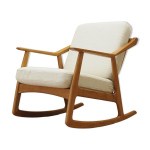 Fauteuil  bascule en chne, design danois, annes 1960, designer: h. brockmann petersen, production: ...