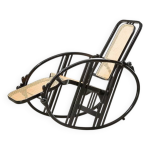 Fauteuil  bascule egg de max fabiani, modle 267 pour witmann (attrib. ), annes 1920 / 1980