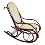 Fauteuil  bascule - rocking chair en bois courb