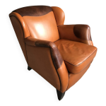 Fauteuil bendic cuir de boeuf
