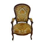 Fauteuil bergère en acajou style louis philippe Fauteuil bergère en acajou style louis philippe