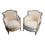 Fauteuils bergres louis xv