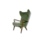 Fauteuil bergere scandinave wing chair