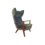 Fauteuil bergere scandinave wing chair