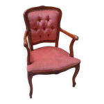 Fauteuil bergre style louis xv