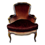 Fauteuil bergre style louis xv
