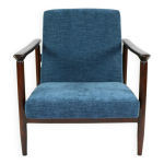 Fauteuil blue ocean gfm - 142 par edmund homa, années 1970 Fauteuil blue ocean gfm - 142 par edmund homa, années 1970