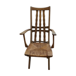 Fauteuil en bois, années 1960 Fauteuil en bois, années 1960