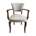 Fauteuil bridge pallasca bois fonc