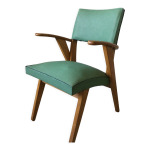 Fauteuil bridge vintage annes 50