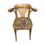 Fauteuil de bureau bois courb�