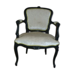 Fauteuil cabriolet de style louis xv
