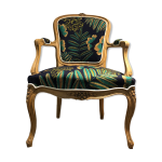 Fauteuil cabriolet style louis xv Fauteuil cabriolet style louis xv
