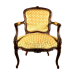 Fauteuil cabriolet de style louis xv, xlxme