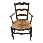 Fauteuil campagne paill xixme