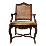 Fauteuil cann style louis xv