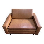 Fauteuil chauffeuse skaï 60 s Fauteuil chauffeuse skaï 60 s