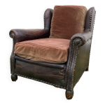 Fauteuil chesterfield à oreilles Fauteuil chesterfield à oreilles