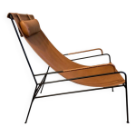 Fauteuil chilienne cuir ampm Fauteuil chilienne cuir ampm