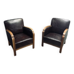 Fauteuils club anglais art dco xxe