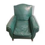 Fauteuil club année 50 vert Fauteuil club année 50 vert
