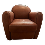 Fauteuil club en cuir