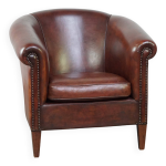 Fauteuil club en cuir de mouton Fauteuil club en cuir de mouton