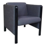 Fauteuil club design annes 80