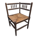 Fauteuil de coin de chemin�e ancien