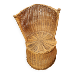 Fauteuil corbeille enfant en osier Fauteuil corbeille enfant en osier