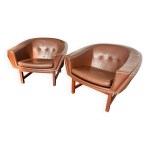 Fauteuils  corona  lennart bender par mbler 1951 - 1961