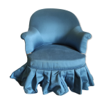 Fauteuil crapaud style napolon iii