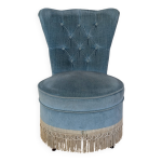 Fauteuil crapaud velours