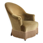 Fauteuil crapaud vintage 1960s