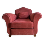 Fauteuil en cuir taurillon nubuck Fauteuil en cuir taurillon nubuck