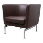 Fauteuil en cuir vitra suita club armchair marron Fauteuil en cuir vitra suita club armchair marron