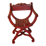 Fauteuil dagobert rouge