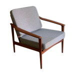 Fauteuil danois du milieu du sicle par ib kofod - larsen