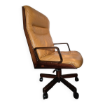 Fauteuil de direction kiruna par studio tecnico vaghi (annes 70) cu