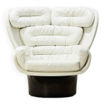 Fauteuil elda de joe colombo pour comfort italie 1963