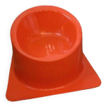 Fauteuil enfant plastique orange vintage